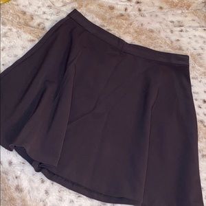 Grey, high waist skater skirt